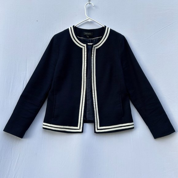 Talbots Navy Blue Women's Blazer Size 10 - Picture 1 of 5